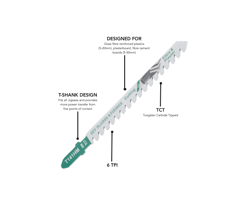 T141HM Carbide Jigsaw Blades 3 Pack - 1222 - Bedrooms Plus
