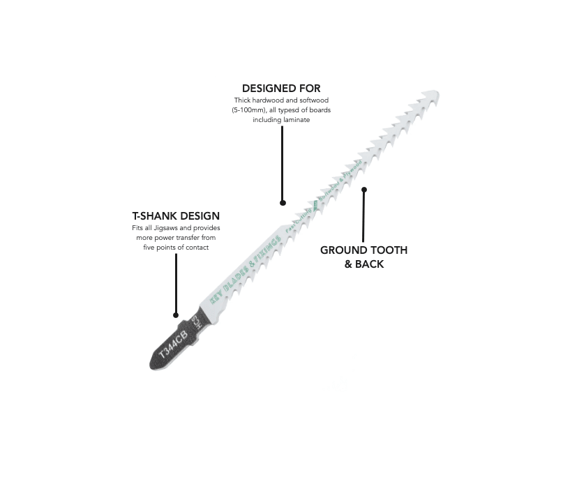 T344CB Double sided Jigsaw Blades - 1211 - Bedrooms Plus