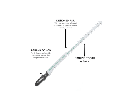 T344CB Double sided Jigsaw Blades - 1211 - Bedrooms Plus