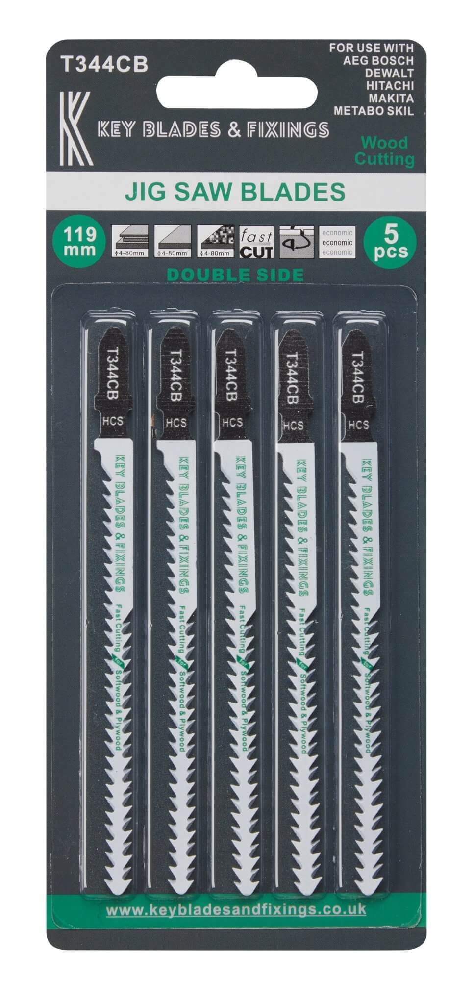 T344CB Double sided Jigsaw Blades - 1211 - Bedrooms Plus