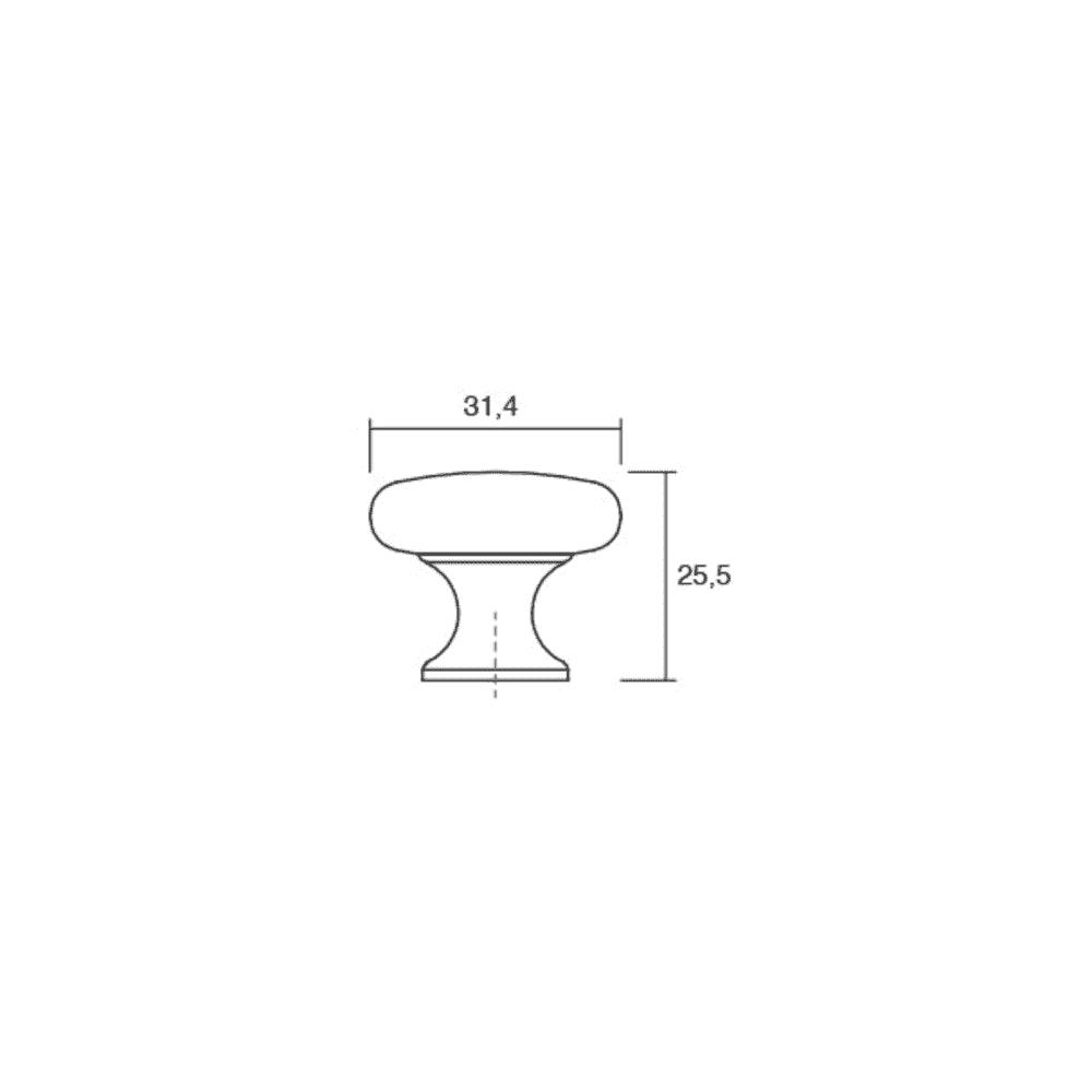 Viefé VC4 Cupboard Door Knob – Premium Zamak Cabinet, Drawer & Furniture Handle (6 Finishes) - Bedrooms Plus