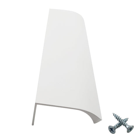 White Aluminium Cabinet Handle – Modern Cupboard, Drawer & Door Pull (Pack of 10) - Bedrooms Plus