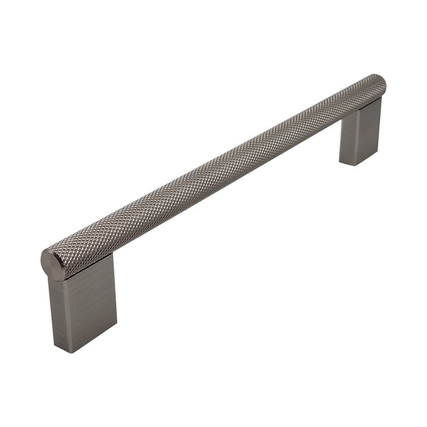 Broxburn Knurled Mini Handle - Stainless Steel Effect Knurled Cabinet Door Handles
