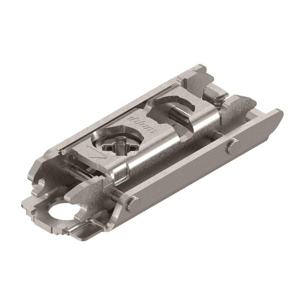 Blum Clip Concealed Mounting Plate, Straight 0mm Nickel 175H3100 - Bedrooms Plus