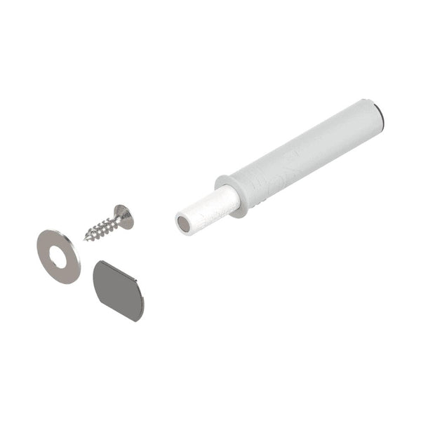 Blum Tip-On for Doors. Short Version With Magnet - White 956.1004 Tip On Blum 