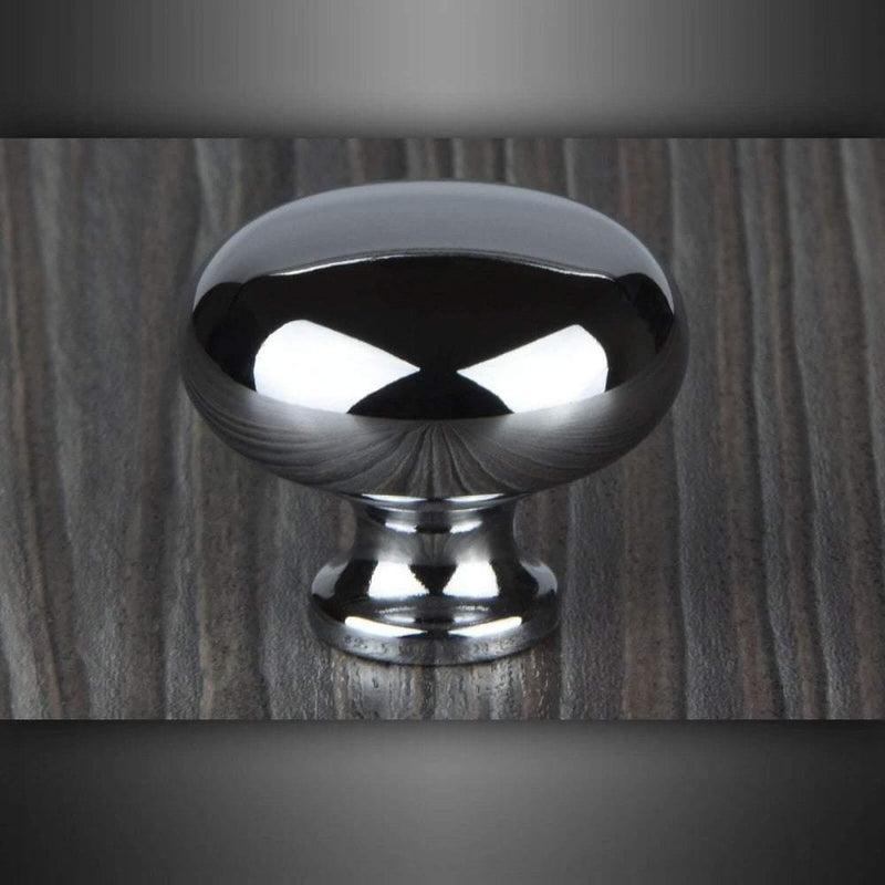 Polished Chrome Cupboard Knob Handle M4TEC Dunoon C8 - Bedrooms Plus